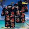 Baltimore Sports Logo Floral Black Hawaiian Shirt