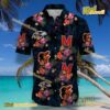 Baltimore Sports Logo Floral Black Hawaiian Shirt a