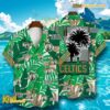 Boston Celtics NBA Team Logo Coconut Tree Pattern Hawaiian Shirt And Shorts b