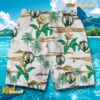 Boston Celtics NBA Team Strelitzia Flowers Hawaiian Shirt And Shorts y