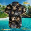 Buick Logo Print Hibiscus Floral Black Hawaiian Shirt b