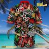 Carolina Hurricanes NHL Tiki Design Hawaiian Shirt b
