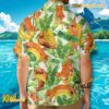 Cat Jumping Bananas Hawaiian Shirt b