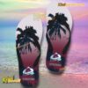 Colorado Avalanche NHL Coconut Tree Personalized Flip Flops