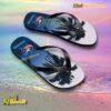 Columbus Blue Jackets NHL Coconut Tree Personalized Flip Flops a