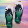 Dallas Stars NHL Coconut Tree Personalized Flip Flops