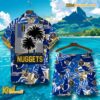 Denver Nuggets NBA Team Logo Coconut Tree Pattern Hawaiian Shirt And Shorts a