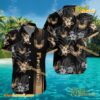 Firebird Pontiac Logo Print Hibiscus Floral Black Hawaiian Shirt