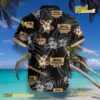 Jeep Logo Print Hibiscus Floral Black Hawaiian Shirt b