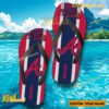 MLB Atlanta Braves Logo Print Personalized Flip Flops a