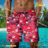 MLB Boston Red Sox Baseball Symbol Beach Shorts