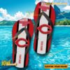 MLB Cincinnati Reds Logo Print Personalized Flip Flops a