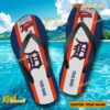 MLB Detroit Tigers Logo Print Personalized Flip Flops