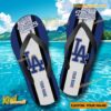 MLB Los Angeles Dodgers Logo Print Personalized Flip Flops