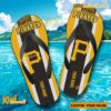 MLB Pittsburgh Pirates Logo Print Personalized Flip Flops