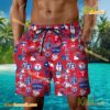 MLB Texas Rangers Baseball Symbol Beach Shorts