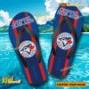 MLB Toronto Blue Jays Logo Print Personalized Flip Flops