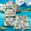 Milwaukee Bucks NBA Team Strelitzia Flowers Hawaiian Shirt And Shorts a
