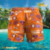 NCAA Clemson Tigers Football Symbol Beach Shorts b