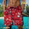 NCAA Georgia Bulldogs Football Symbol Beach Shorts