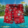 NCAA Georgia Bulldogs Football Symbol Beach Shorts a