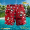 NCAA Georgia Bulldogs Football Symbol Beach Shorts b