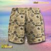 NCAA Purdue Boilermakers Football Symbol Beach Shorts b