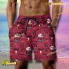 NFL Arizona Cardinals Football Symbol Beach Shorts