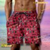 NFL Atlanta Falcons Football Symbol Beach Shorts