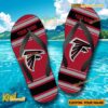 NFL Atlanta Falcons Logo Print Personalized Flip Flops