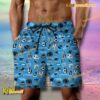 NFL Carolina Panthers Football Symbol Beach Shorts