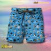 NFL Carolina Panthers Football Symbol Beach Shorts a