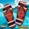 NFL Chicago Bears Logo Print Personalized Flip Flops