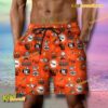 NFL Cleveland Browns Football Symbol Beach Shorts