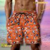 NFL Denver Broncos Football Symbol Beach Shorts