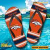 NFL Denver Broncos Logo Print Personalized Flip Flops