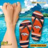 NFL Denver Broncos Logo Print Personalized Flip Flops a