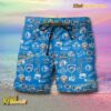 NFL Detroit Lions Football Symbol Beach Shorts a