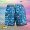 NFL Detroit Lions Football Symbol Beach Shorts b