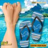 NFL Detroit Lions Logo Print Personalized Flip Flops a