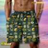 NFL Green Bay Packers Football Symbol Beach Shorts