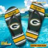 NFL Green Bay Packers Logo Print Personalized Flip Flops