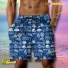 NFL Indianapolis Colts Football Symbol Beach Shorts