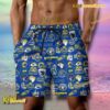 NFL Los Angeles Rams Football Symbol Beach Shorts