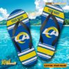 NFL Los Angeles Rams Logo Print Personalized Flip Flops