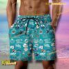 NFL Miami Dolphins Football Symbol Beach Shorts