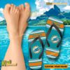 NFL Miami Dolphins Logo Print Personalized Flip Flops a