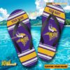 NFL Minnesota Vikings Logo Print Personalized Flip Flops