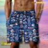 NFL New England Patriots Football Symbol Beach Shorts