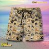 NFL New Orleans Saints Football Symbol Beach Shorts a